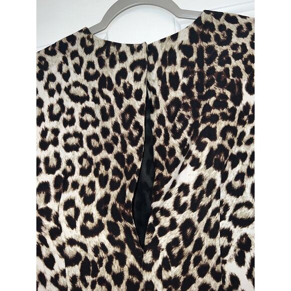Rag & Bone 100% Silk Leopard Print Short Dress - Size 8 - Picture 8 of 12